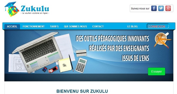 Soutien scolaire en ligne